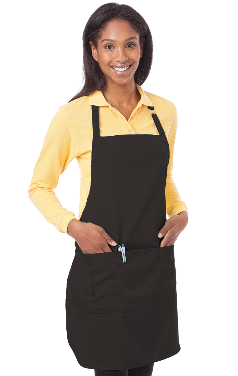 Blue Generation BG1270 Teflon Treated Twill Bib Apron