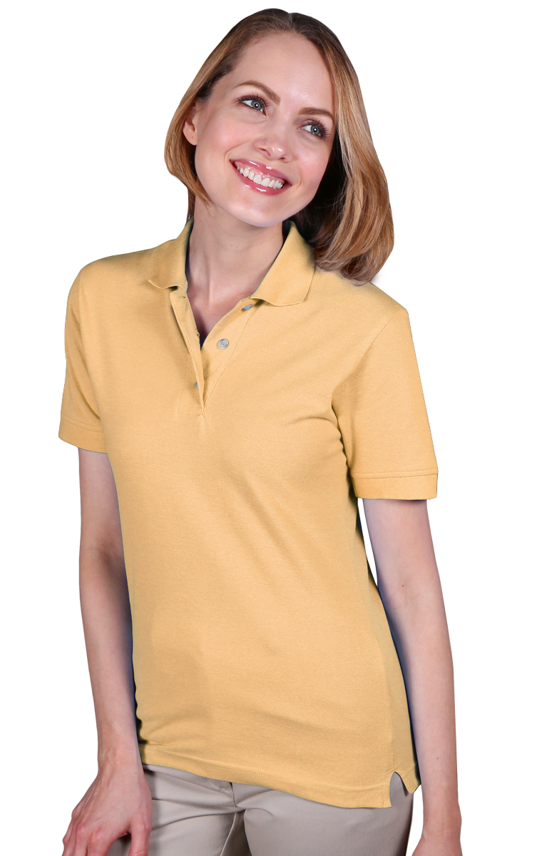 Blue Generation BG6203 Ladies Teflon Pique Polo