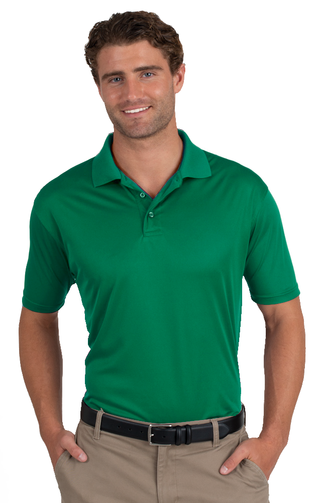 Blue Generation BG7300 Mens Titan Value Wicking S/S Polo