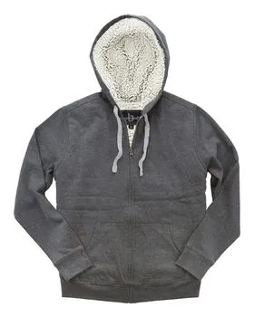 Boxercraft Q19 Sherpa Full-Zip Hooded Sweatshirt