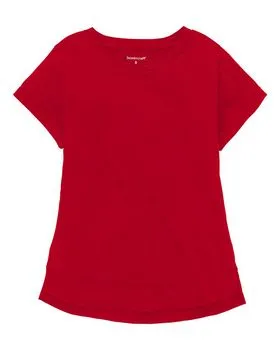 Boxercraft YT57 Girls Vintage Cuff T-Shirt