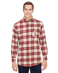 Backpacker BP7001T Mens Tall Yarn-Dyed Flannel Shirt