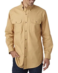 Backpacker BP7005 Mens Solid Flannel Shirt
