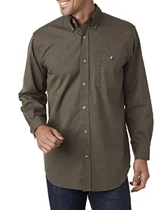 Backpacker BP7010T Mens Tall Nailhead Long-Sleeve Woven Shirt