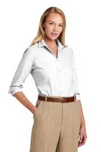 BB18003 Brooks Brothers  Womens Wrinkle-Free Stretch Nailhead Shirt