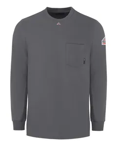 Bulwark SET2T Knit Long Sleeve T-Shirt Tall Sizes