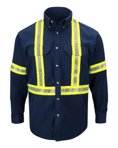 Bulwark SLUC Dress Uniform Shirt with CSA reflective trim EXCEL FR ComforTouch