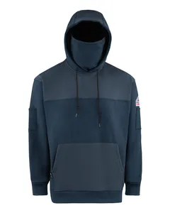 Bulwark SMM4 Flame Resistant Fleece Hooded Sweatshirt