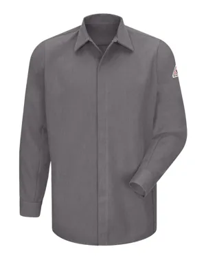 Bulwark SMS2 Concealed-Gripper Pocketless Long Sleeve Shirt - CoolTouch 2