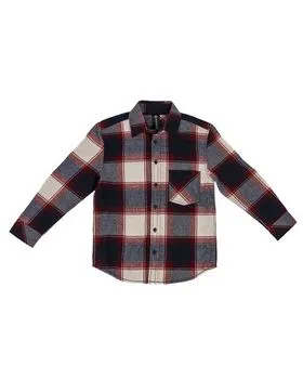 Burnside 4212 Youth Open Pocket Long Sleeve Flannel Shirt