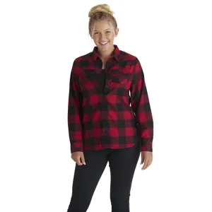 Burnside 5210 Womens Yarn-Dyed Long Sleeve Flannel Shirt