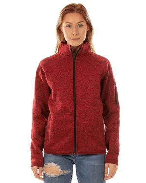 Burnside 5901 Womens Sweater Knit Jacket