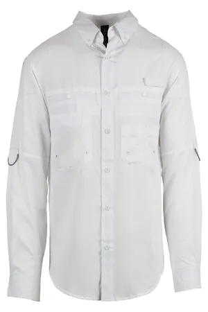 Burnside B2299 Mens Functional Long-Sleeve Fishing Shirt