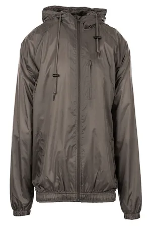 Burnside B9728 Mens Nylon Hooded Coaches Jacket