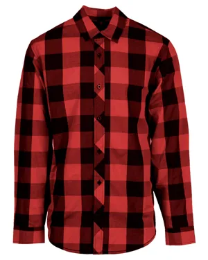 Burnside B8203 Mens Buffalo Plaid Woven Shirt