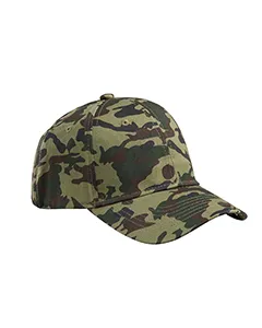 Big Accessories BX024 Structured Camo Hat