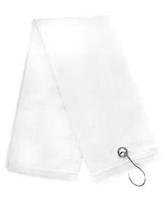 Carmel Towel Company C1624TG Ultra Plush Trifold Golf Towel with Grommet