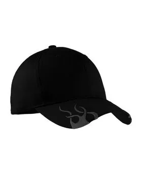 Port Authority C857 Racing Cap with Flames.