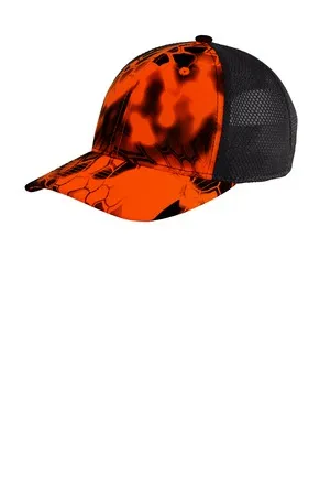 Port Authority C892 Performance Camouflage Mesh Back Snapback Cap