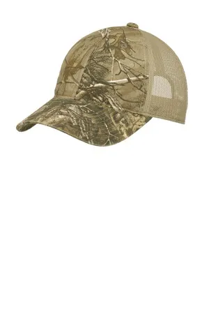 Port Authority C929 Unstructured Camouflage Mesh Back Cap.