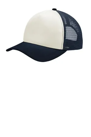 Port Authority C936 5-Panel Twill Foam Trucker Cap.