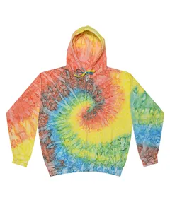 Tie-Dye CD8888 Adult d Full-Zip Hooded Sweatshirt