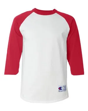 Champion T137 Three-Quarter Raglan Sleeve Baseball T-Shirt