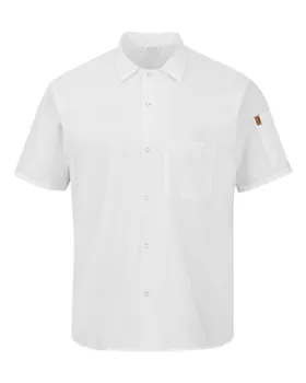 Chef Designs 502X Mimix Short Sleeve Cook Shirt with OilBlok