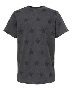 2229 Code Five Youth Star Print Tee