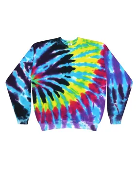 Colortone 8100 Tie-Dyed Fleece Crewneck Sweatshirt