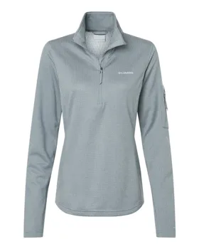 Columbia 195970 Womens Park View Grid Fleece Half-Zip