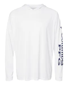 Columbia 212482 PFG Terminal Tackle Hooded Long Sleeve T-Shirt