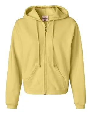 Comfort Colors 1598 Garment-Dyed Women’s Full-Zip Hooded Sweatshirt