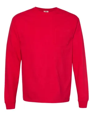 4410 Comfort Colors Garment-Dyed Heavyweight Long Sleeve Pocket T-Shirt