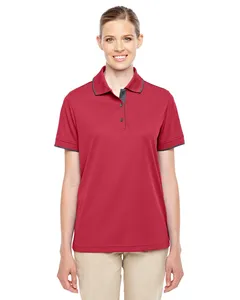 Core 365 78222 Ladies Motive Performance Piqu? Polo with Tipped Collar