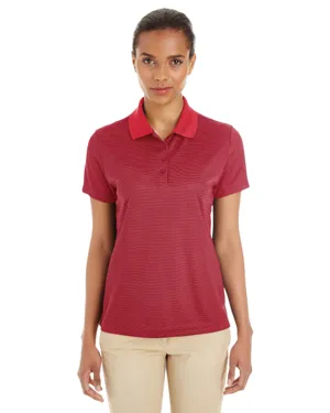 Core 365 CE102W Ladies Express Microstripe Performance Piqué Polo