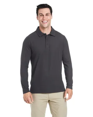 Core 365 CE112L Mens Fusion ChromaSoft Long-Sleeve Pique Polo