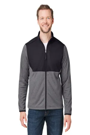 Core 365 CE74 Mens Venture Heathered Stripe Hybrid Jacket