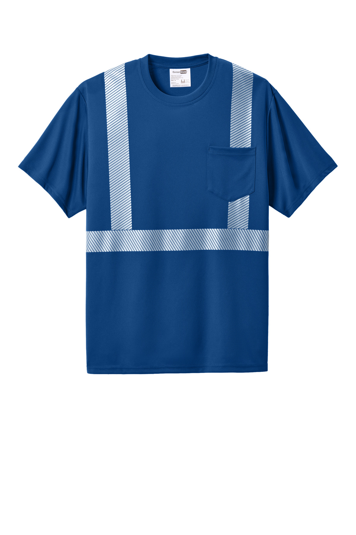 CornerStone CS206 Enhanced Visibility Segmented Tape Tee