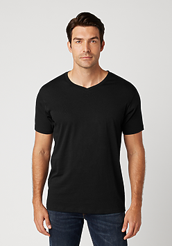 Cotton Heritage MC1047 Mens V-Neck T-Shirt