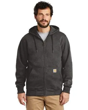 CT100614 Carhartt Rain Defender Paxton Heavyweight Hooded Zip-Front Sweatshirt.