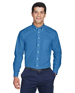 D630 Devon & Jones Mens Crown Woven Collection Solid Oxford
