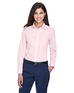 Devon & Jones D640W Ladies Crown Woven Collection Gingham Check