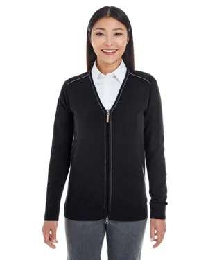 Devon & Jones DG478W Ladies Manchester Fully-Fashioned Full-Zip Cardigan Sweater