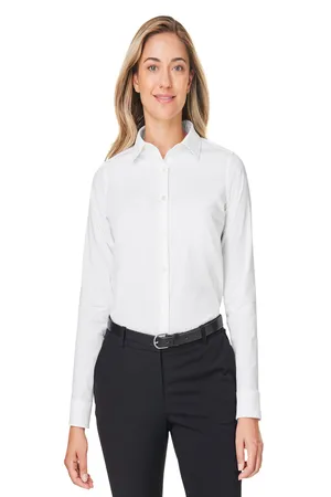 Devon & Jones DG505W CrownLux Performance? Ladies Spencer Poplin Shirt