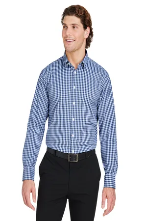 Devon & Jones DG536 CrownLux Performance? Mens Gingham Shirt