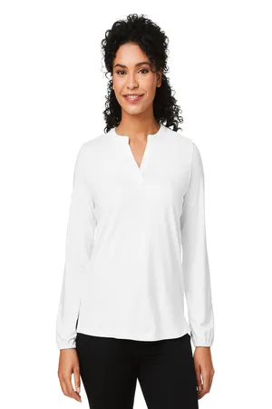 Devon & Jones DP122W Ladies Raleigh Half-Placket Knit Top