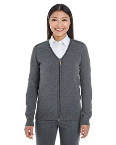 Devon & Jones DG478W Ladies Manchester Fully-Fashioned Full-Zip Cardigan Sweater