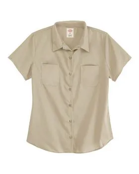Dickies 5350 Womens Short Sleeve Industrial Work Shirt
