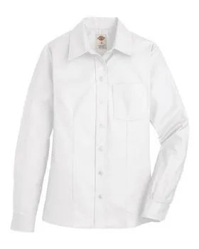 Dickies L254 Womens Oxford Long Sleeve Shirt